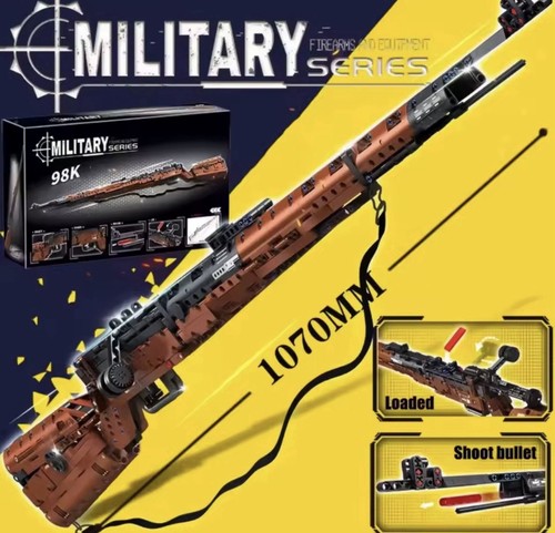 1206pcs historical rifle model - rifle,