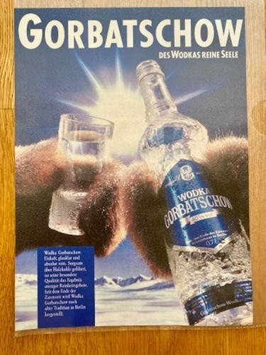 Gorbatschow des wodkas reine - des,