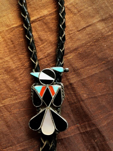Indianerschmuck bolo tie zuni - tie,