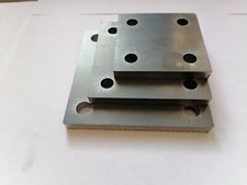  Ankerplatte gelocht Stahlplatte Kopfplatte Fußplatte Zuschnitte Stahl gelasert