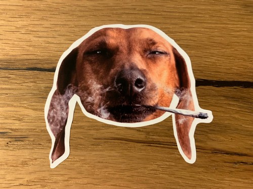 Stoned hanf aufkleber peace - aufkleber,