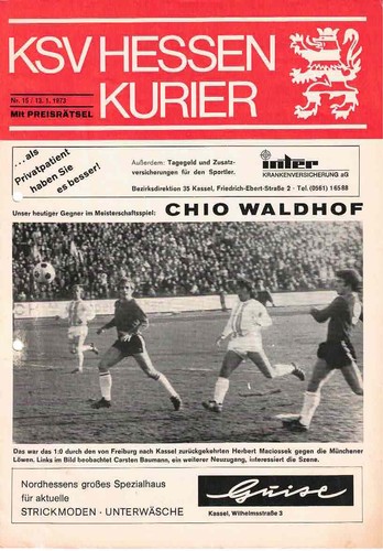 Fussball programmheft 72 73 - fussball-programmheft, 72/73