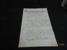 Coburg 1850 Urkunde Vertrag