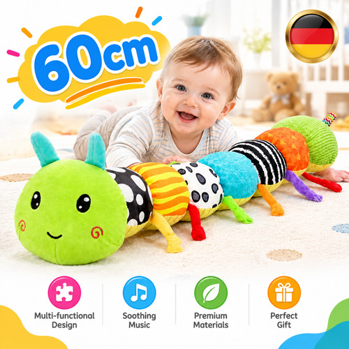 Baby musical raupe kuscheltier - baby,