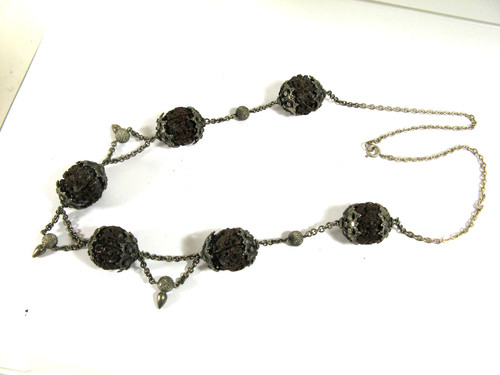 Antike rudraksha mala kette - antike,