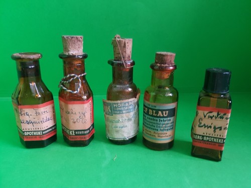 Antike apotheker flaschen - apotheker,