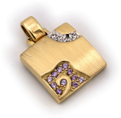 Damen anhänger mit brillant - anhänger,