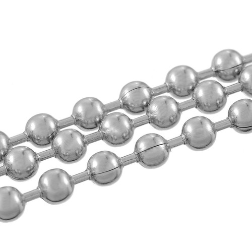 Kugelkette 2mm stahl - stahl,
