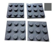 LEGO ® 4x plate 3x3 dark
