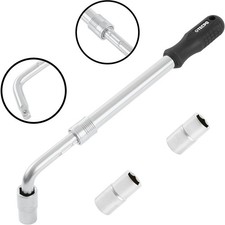 TELESKOP RADSCHLÜSSEL 1/2 RADMUTTERSCHLÜSSEL 17/19mm 21/23mm RADMUTTER SCHLÜSSEL