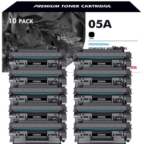 10pk ce505a toner cartridge - ce505a,