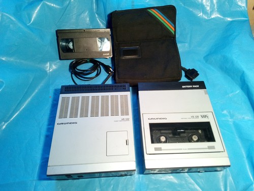 Tragbarer vhs videorecorder - tragbarer,