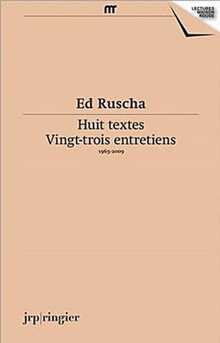 Ruscha huits textes - ed, ruscha: