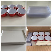 Air Berlin (30 Teile) Geschirr Schale Tablet Becher Besteck Set Flugzeug