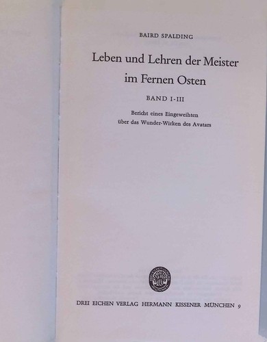 Leben und lehren der - und,