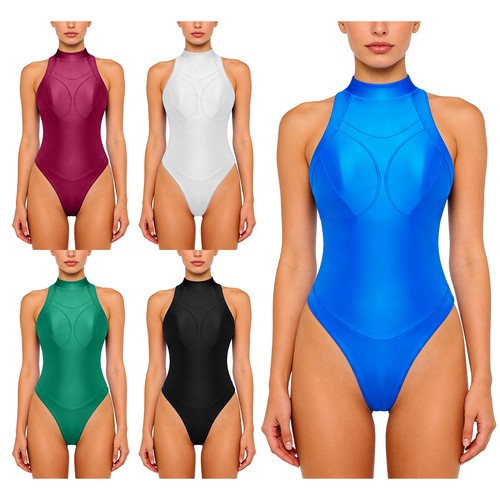 Damen glanz badeanzug - de,