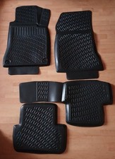 ELMASLINE 3D Gummimatten Set für MERCEDES CLA ab 2019 Design Fußmatten hoherRand