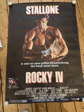 Rocky IV Filmposter A0 Sylvester Stallone gerollt Boxen ? 