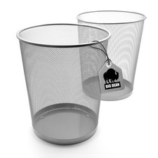 2x Papierkorb Mülleimer Büro