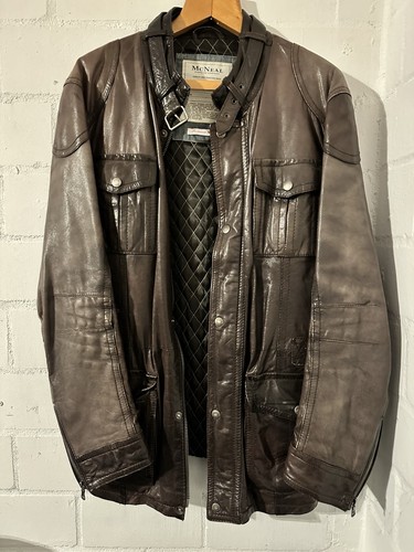 Neal lederjacke braun - mc,