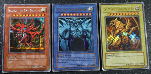 Yugioh götterkarten set - yugioh,