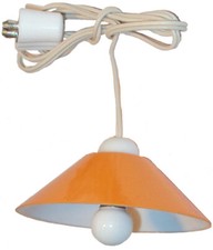 Hängelampe orange für