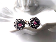 Kleine zarte  Silberohrstecker- Markasit - 925 Silber - Silberohrringe
