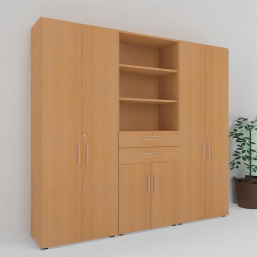 Büro schrankwand 240 breit - büro-schrankwand,