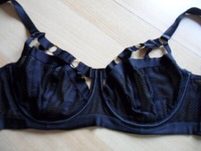 Cut-Out Netz Bügel BH schwarz 90E NEU