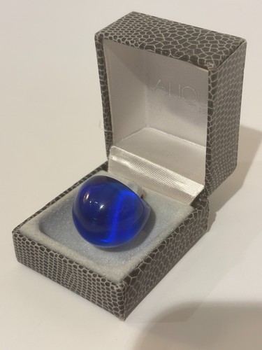 Lalique cabochon kristallring - lalique,