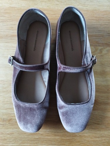 Ballerinas samt goldbraun - samt, 42
