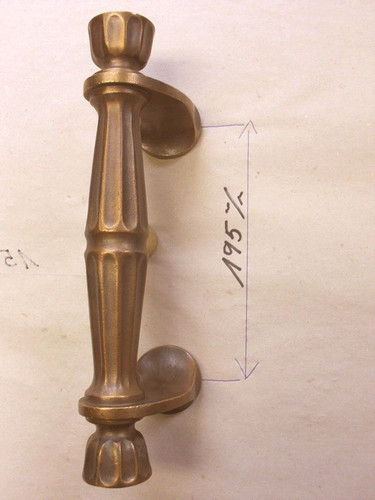 Stossgriff bronze massiv stil - stossgriff,