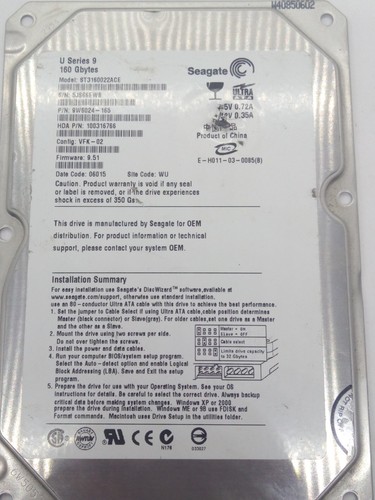 Seagate barracuda st310022ace - seagate,