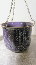 Vintage Style Blumenampel Lila