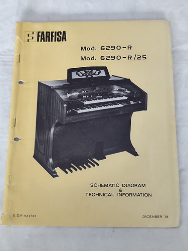 Farfisa mod 6290 - farfisa, mod.6290-r