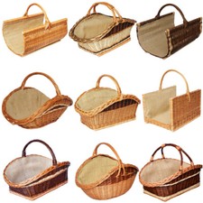 Kaminholzkorb Holzkorb Kamin Jute Auswah Brennholzkorb Kaminkorb Weide Tragekorb