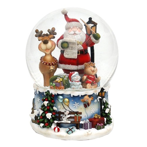 Xxl schneekugel santa mit - xxl,