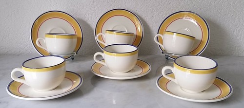 Kaffeegedeck teetassen - 6x,