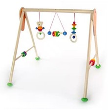 Baby Gymnastik Set aus Holz  von Hess Spielzeug BxLxH 620x570x545mm 