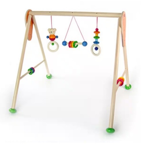 Baby gymnastik set aus holz - baby,