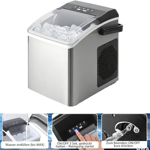 Edelstahl eiswürfelmaschine - edelstahl,