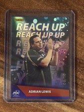 Panini PDC Premier League 2025 Adrian Lewis Walk On 08/16 + Pink Cracked Ice
