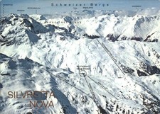 Gaschurn Vorarlberg Skigebiet Silvretta Nova Panorama Schwe