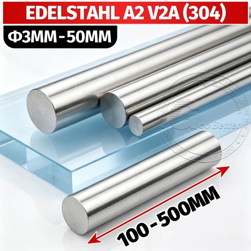 Edelstahl rundstange v2a - edelstahl,