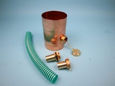 Komplettset Regenwassersammler Kupfer mit Schlauch & Kappe Regensammler