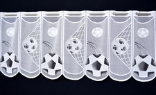 Fußball Scheibengardine