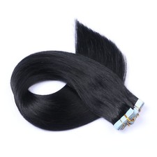 Schwarz tape on hair - on,