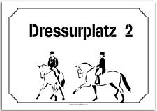 Turnier Schild Pferd Reiten