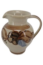 HEYDE KERAMIK Krug Vintage Beige Floral Porzellan Kanne 17cm