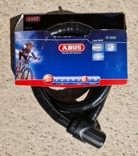 Abus Fahrradschloss Chief 85cm Stahlkabelschloss mit Stahlmantel Anbohrschutz